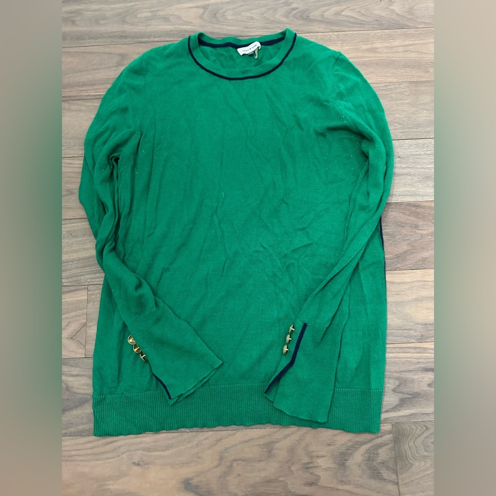 COURT & ROWE Green Knit Top